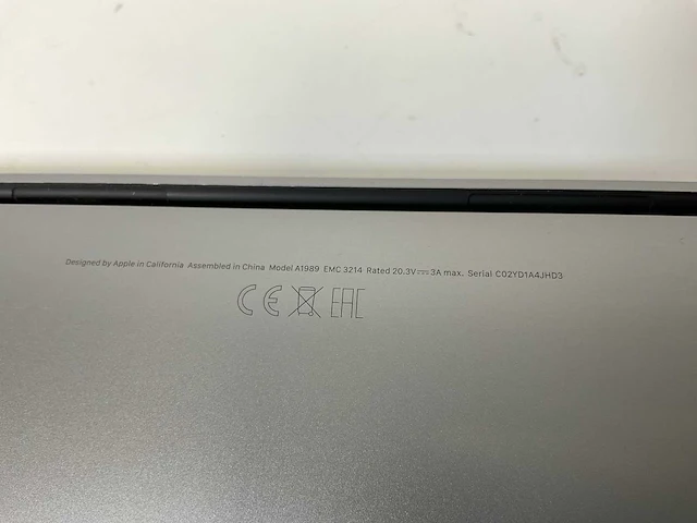 Apple macbook pro 13.3”, core(tm) i7 8th gen, 16 gb ram, 500 gb nvme laptop - afbeelding 7 van  7