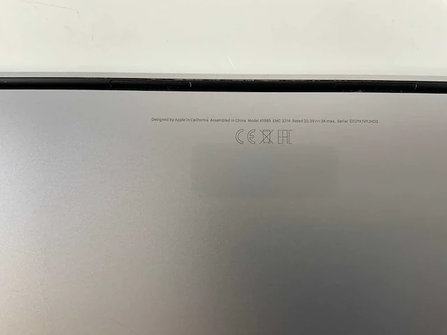 Apple macbook pro 13.3", core(tm) i7 8th gen, 16 gb ram, 500 gb nvme laptop - afbeelding 7 van  7