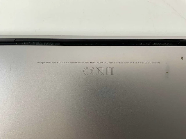 Apple macbook pro 13.3”, core(tm) i7 8th gen, 16 gb ram, 500 gb nvme laptop - afbeelding 7 van  7