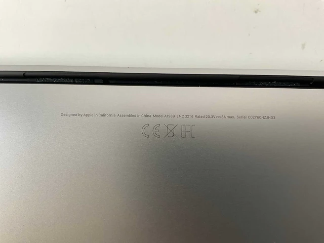 Apple macbook pro 13.3”, core(tm) i7 8th gen, 16 gb ram, 500 gb nvme laptop - afbeelding 7 van  7