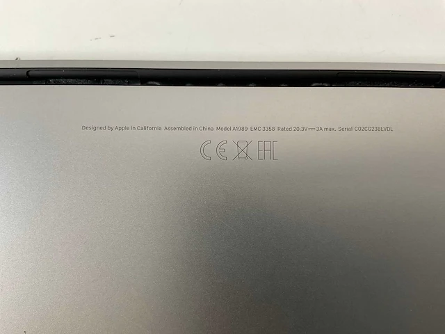 Apple macbook pro 13.3”, core(tm) i7 8th gen, 16 gb ram, 500 gb nvme laptop - afbeelding 7 van  7