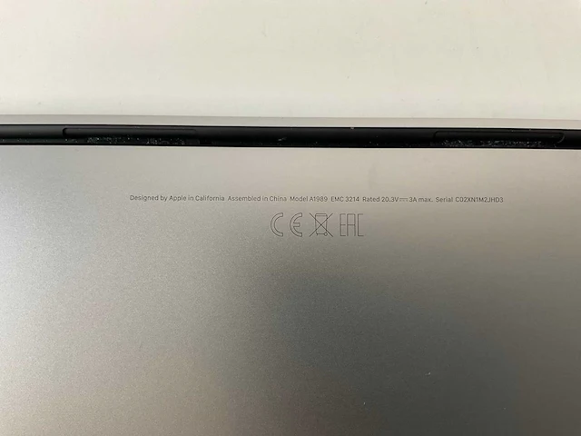 Apple macbook pro 13.3”, core(tm) i7 8th gen, 16 gb ram, 500 gb nvme laptop - afbeelding 7 van  7