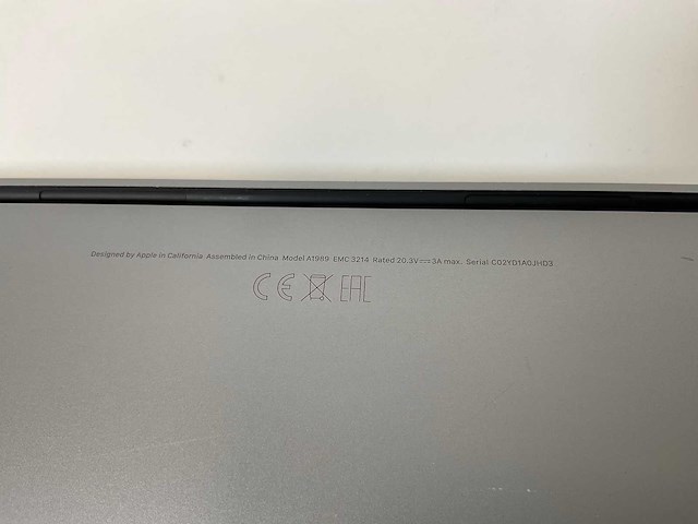 Apple macbook pro 13.3”, core(tm) i7 8th gen, 16 gb ram, 500 gb nvme laptop - afbeelding 7 van  7