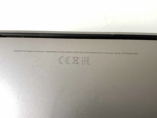 Apple macbook pro 13.3”, core(tm) i7 8th gen, 8 gb ram, 500 gb nvme laptop - afbeelding 7 van  9