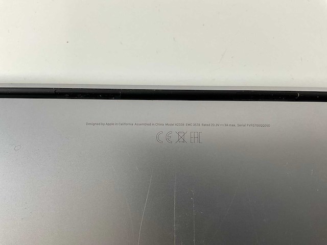 Apple macbook pro 13,3”, m1, 8 gb ram, 251 gb nvme, m1 laptop - afbeelding 7 van  7