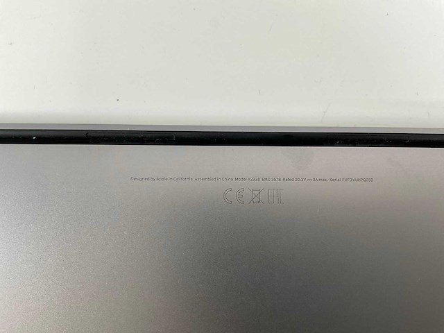 Apple macbook pro 13,3”, m1, 8 gb ram, 251 gb nvme, m1 laptop - afbeelding 7 van  7