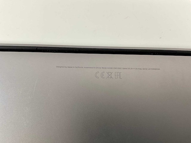 Apple macbook pro 13,3”, m2, 8 gb ram, 251 gb nvme, m2 laptop - afbeelding 7 van  7