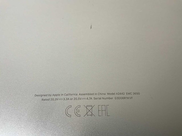 Apple macbook pro 14”, apple m1 pro, 16 gb ram, 500 gb nvme laptop - afbeelding 7 van  7