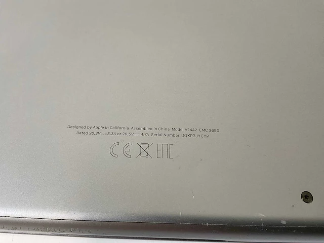 Apple macbook pro 14”, apple m1 pro, 16 gb ram, 512 gb nvme laptop - afbeelding 7 van  9