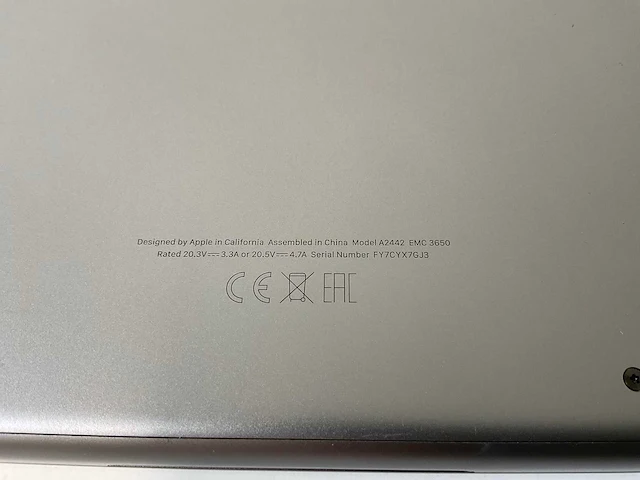 Apple macbook pro 14”, apple m1 pro, 16 gb ram, 512 gb nvme laptop - afbeelding 7 van  7
