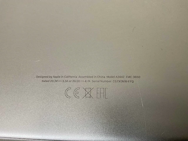 Apple macbook pro 14”, apple m1 pro, 16 gb ram, 512 gb ssd laptop - afbeelding 7 van  7