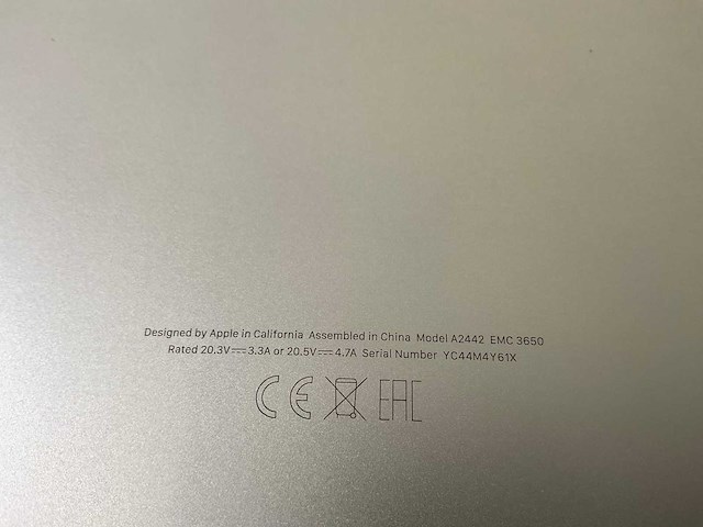 Apple macbook pro 14”, apple m1 pro, 32 gb ram, 500 gb ssd laptop - afbeelding 7 van  7