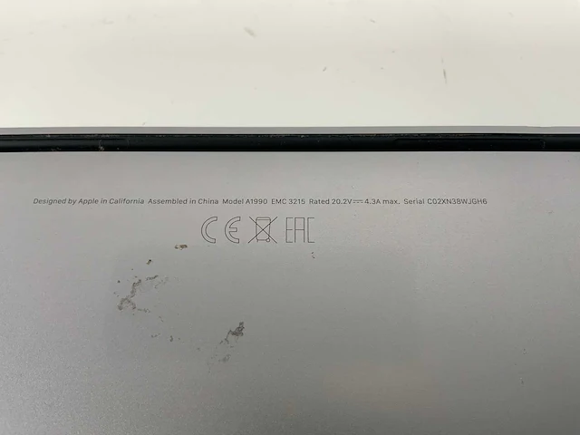 Apple macbook pro 15.4", core(tm) i7 8e generatie, 32 gb ram, 500 gb nvme, amd radeon pro 560 x 4 gb laptop - afbeelding 7 van  7