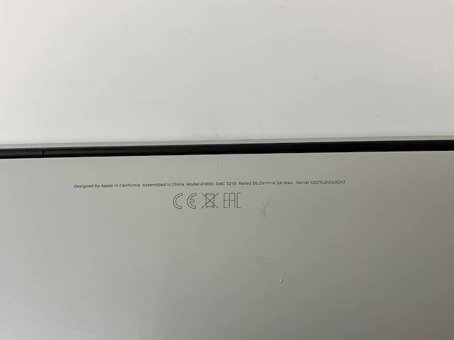 Apple macbook pro 15.4”, core(tm) i7 8th gen, 16 gb ram, 251 gb nvme, amd radeon rx pro 555x 4 gb laptop - afbeelding 6 van  6