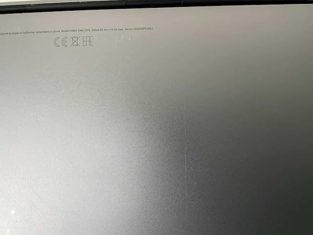 Apple macbook pro 15.4”, core(tm) i7 8th gen, 16 gb ram, 500 gb nvme, amd radeon pro 560x 4 gb laptop - afbeelding 7 van  7