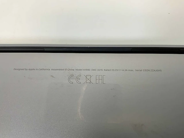 Apple macbook pro 15.4”, core(tm) i7 8th gen, 32 gb ram, 251 gb nvme, amd radeon rx pro 555x 4 gb laptop - afbeelding 7 van  7