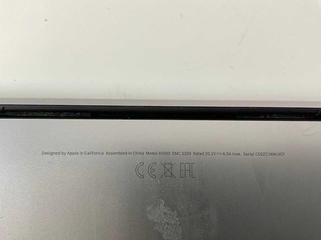 Apple macbook pro 15,4”, core(tm) i7 9th gen, 16 gb ram, 251 gb nvme, amd radeon pro 560x 4 gb laptop - afbeelding 7 van  7