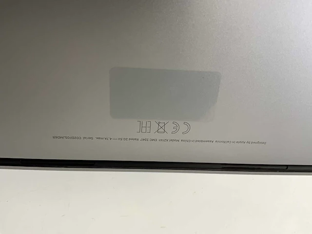 Apple macbook pro 15.4”, core(tm) i7 9th gen, 16 gb ram, 500 gb nvme, amd radeon rx pro 5500m 4 gb laptop - afbeelding 7 van  7