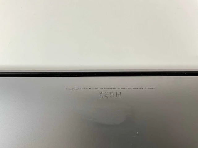 Apple macbook pro 15,4”, core(tm) i7 9th gen, 32 gb ram, 250 gb nvme, amd radeon pro 555x 4 gb laptop - afbeelding 7 van  7