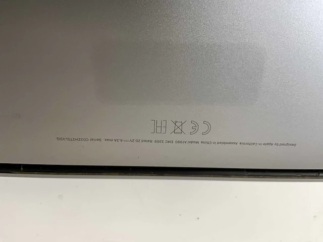 Apple macbook pro 15.4”, core(tm) i7 9th gen, 32 gb ram, 500 gb nvme, amd radeon pro 555x 4 gb laptop - afbeelding 7 van  7