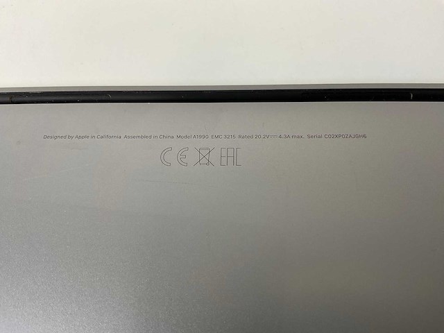 Apple macbook pro 15.4”, core(tm) i9 8th gen, 32 gb ram, 500 gb nvme, amd radeon pro 560x 4 gb laptop - afbeelding 7 van  7