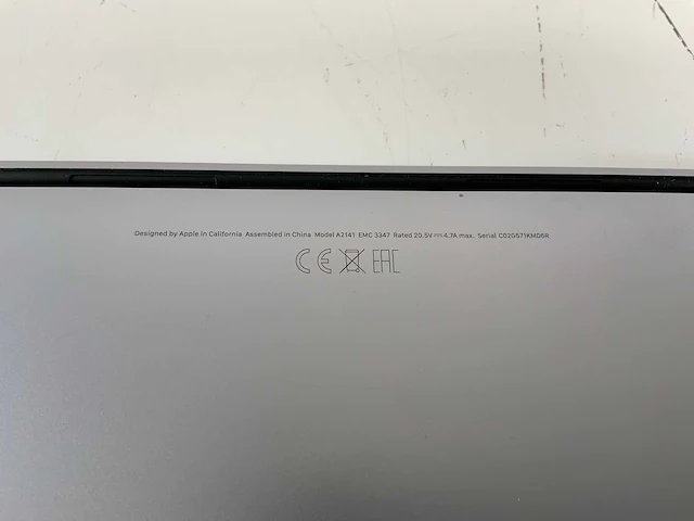 Apple macbook pro 15.4", core(tm) i9 9e generatie, 32 gb ram, 1 tb nvme, amd radeon rx pro 5500m 8 gb laptop - afbeelding 7 van  7