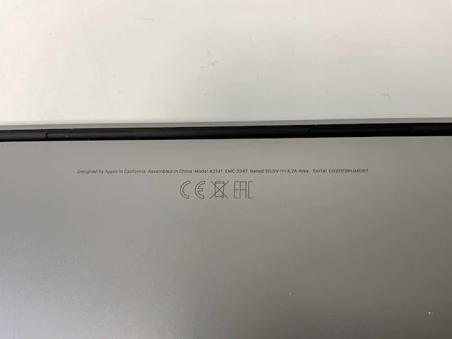 Apple macbook pro 15.4”, core(tm) i9 9th gen, 16 gb ram, 1 tb nvme, amd radeon rx pro 5500m 4 gb laptop - afbeelding 7 van  7