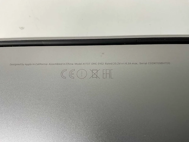 Apple macbook pro 15.4”, quadcore i7, 16 gb ram, 1 tb ssd, amd radeon pro 560 4 gb laptop - afbeelding 7 van  7