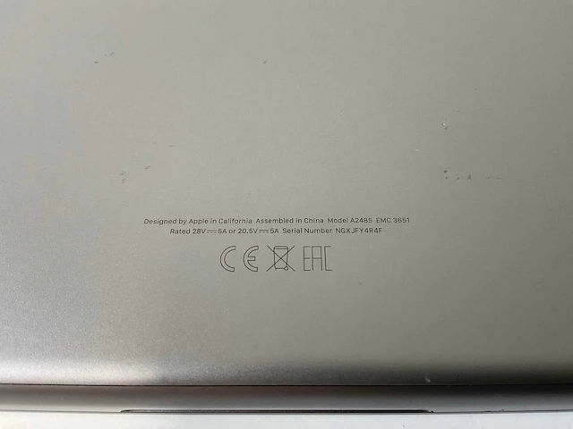Apple macbook pro 16”, apple m1 pro, 32 gb ram, 500 gb nvme laptop - afbeelding 7 van  7