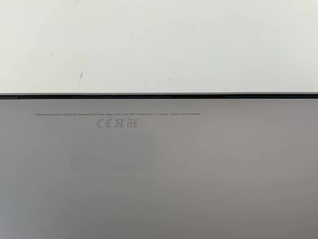 Apple macbook pro 16", core(tm) i7 9th gen, 16 gb ram, 500 gb nvme, amd radeon pro 5500m 4 gb laptop - afbeelding 7 van  7