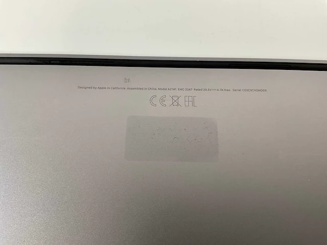 Apple macbook pro 16”, core(tm) i7 9th gen, 16 gb ram, 500 gb nvme, amd radeon rx 5500m 4 gb laptop - afbeelding 7 van  7