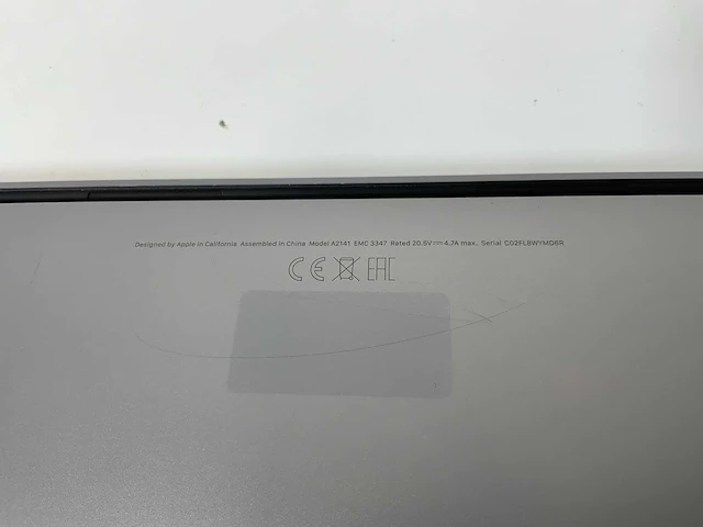 Apple macbook pro 16”, coretm) i7 9th gen, 16 gb ram, 500 gb nvme, amd radeon rx pro 5500m 4 gb laptop - afbeelding 8 van  8