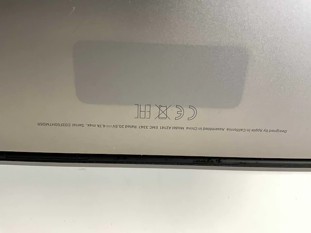 Apple macbook pro 16”, core(tm) i7 9th gen, 32 gb ram, 500 gb nvme, amd radeon pro 5500m 4 gb laptop - afbeelding 7 van  7