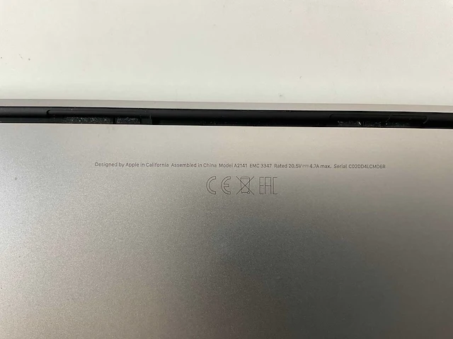 Apple macbook pro 16”, core(tm) i7 9th gen, 32 gb ram, 500 gb nvme, amd radeon rx 5500 4 gb laptop - afbeelding 7 van  7