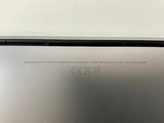 Apple macbook pro 16”, core(tm) i7 9th gen, 32 gb ram, 500 gb nvme, amd radeon rx 5500 4 gb laptop - afbeelding 7 van  7