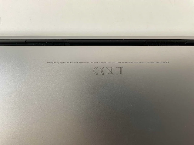 Apple macbook pro 16”, core(tm) i7 9th gen, 32 gb ram, 500 gb nvme, amd radeon rx 5500 4 gb laptop - afbeelding 7 van  7