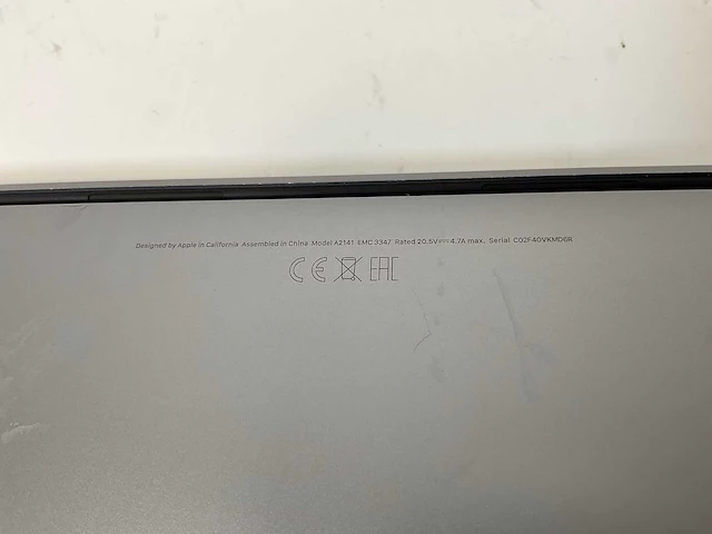 Apple macbook pro 16”, core(tm) i7 9th gen, 32 gb ram, 500 gb nvme, amd radeon rx pro 5500m 4 gb laptop - afbeelding 7 van  7
