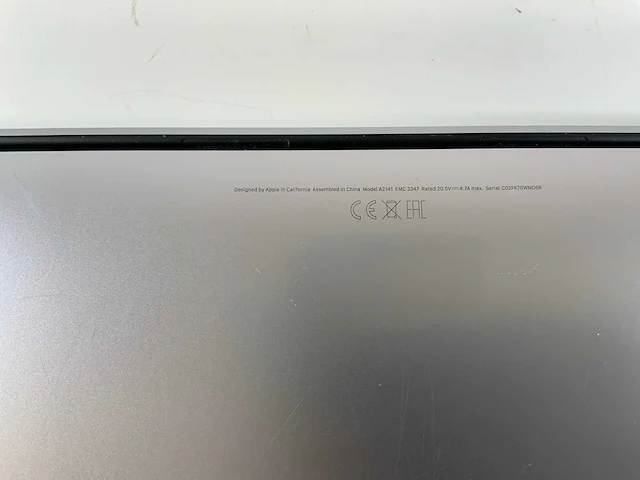 Apple macbook pro 16", core(tm) i7 9th gen, 32 gb ram, 500 gb nvme, amd radeon rx pro 5500m 4 gb laptop - afbeelding 7 van  7