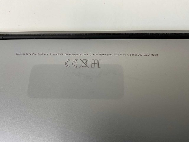 Apple macbook pro 16”, core(tm) i7 9th gen, 32 gb ram, 512 gb nvme, amd radeon pro 5300m 4 gb laptop - afbeelding 7 van  7