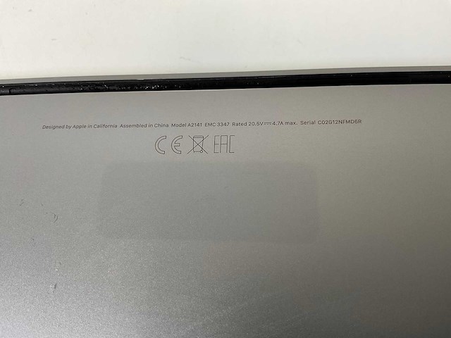 Apple macbook pro 16”, core(tm) i7 9th gen, 32 gb ram, 512 gb nvme, amd radeon pro 5300m 4 gb laptop - afbeelding 7 van  7