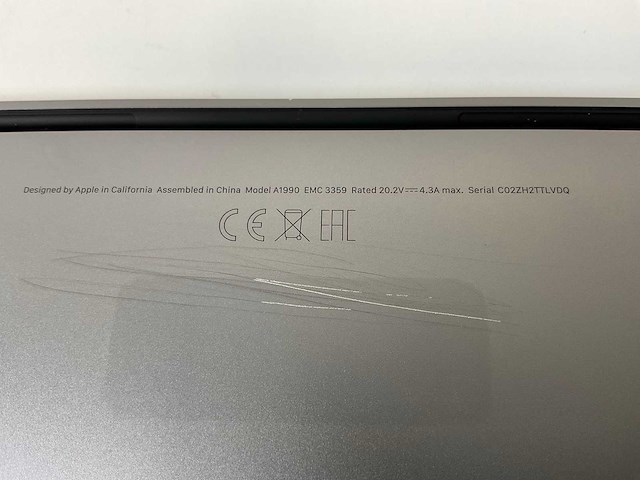 Apple macbook pro 16”, core(tm) i7 9th gen, 32 gb ram, 512 gb nvme, amd radeon pro 5300m 4 gb laptop - afbeelding 7 van  7