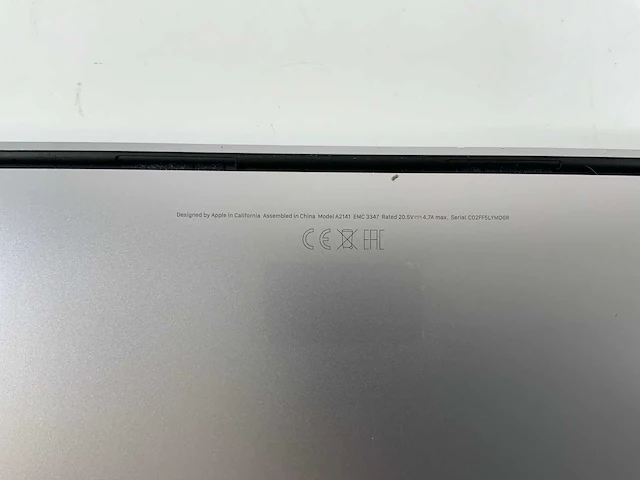 Apple macbook pro 16", core(tm) i9, 32 gb ram, 1 tb nvme, amd radeon pro 5500m 8 gb laptop - afbeelding 5 van  5