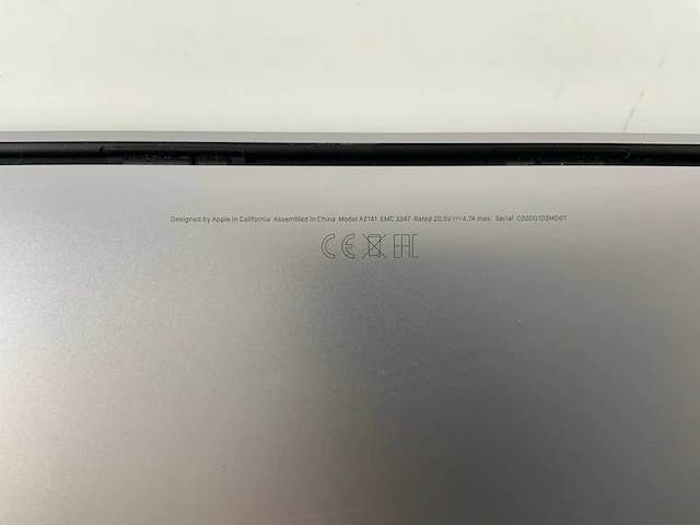 Apple macbook pro 16", core(tm) i9 9th gen, 16 gb ram, 1 tb nvme, amd radeon pro 5500m 4 gb laptop - afbeelding 7 van  7