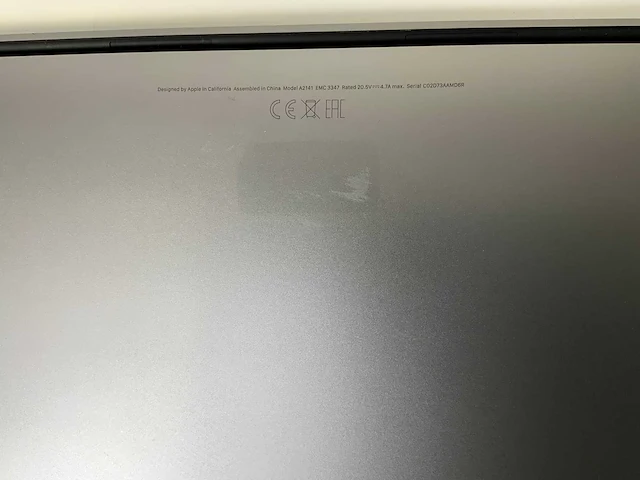 Apple macbook pro 16”, core(tm) i9 9th gen, 32 gb ram, 1 tb nvme, amd radeon pro 5500m 8 gb laptop - afbeelding 6 van  7