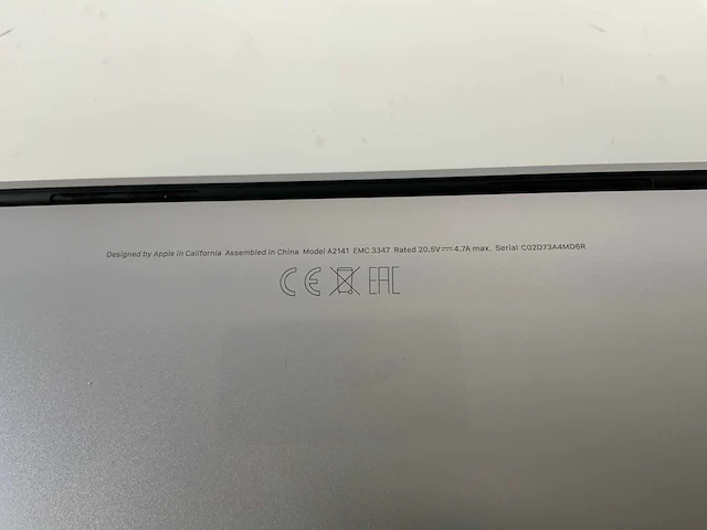 Apple macbook pro 16", core(tm) i9 9th gen, 32 gb ram, 1 tb nvme, amd radeon pro 5500m 8 gb laptop - afbeelding 7 van  7
