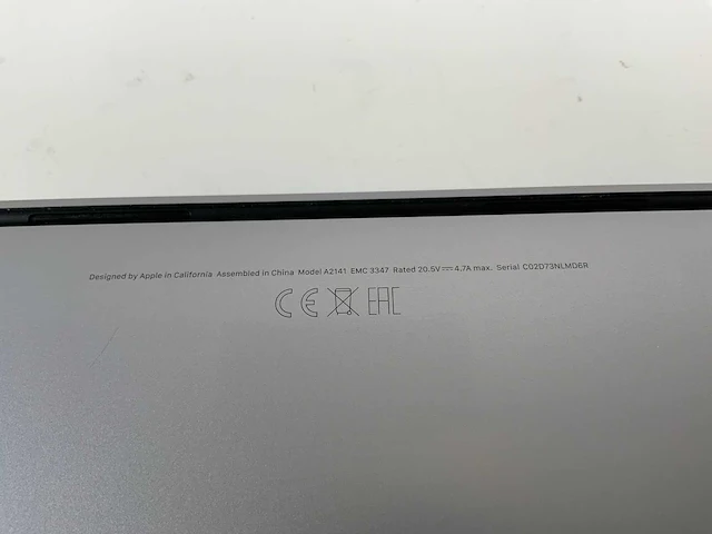 Apple macbook pro 16", core(tm) i9 9th gen, 32 gb ram, 1 tb nvme, amd radeon pro 5500m 8 gb laptop - afbeelding 7 van  7