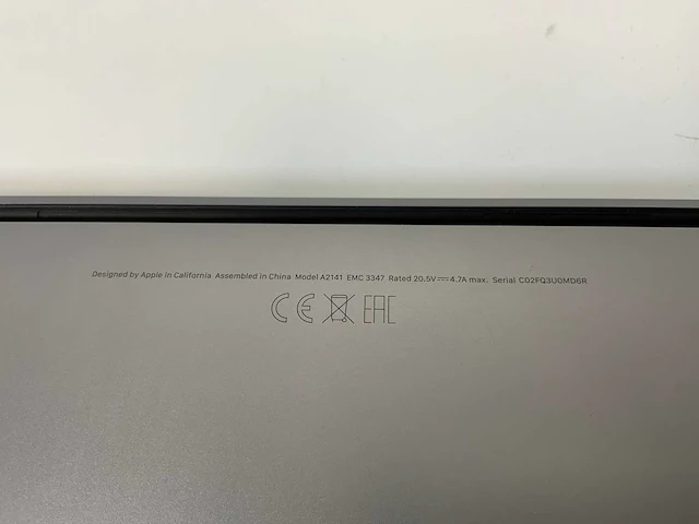 Apple macbook pro 16”, core(tm) i9 9th gen, 32 gb ram, 1 tb nvme, amd radeon pro 5500m 8 gb laptop - afbeelding 7 van  7