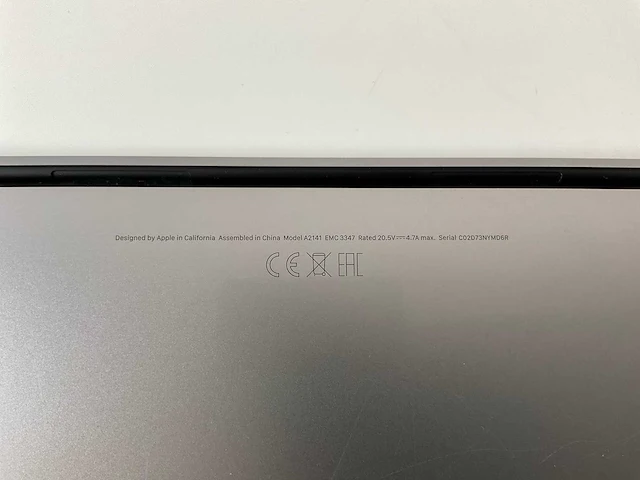 Apple macbook pro 16”, core(tm) i9 9th gen, 32 gb ram, 1 tb nvme laptop - afbeelding 7 van  7
