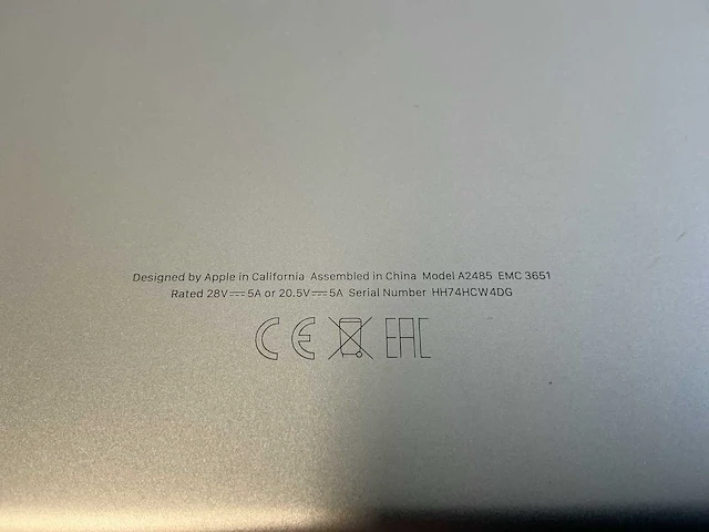 Apple macbook pro 16 inch m1 pro laptop - afbeelding 5 van  6