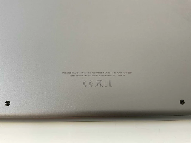 Apple macbook pro 16”, m1 pro, 16 gb ram, 500 gb nvme laptop - afbeelding 7 van  7